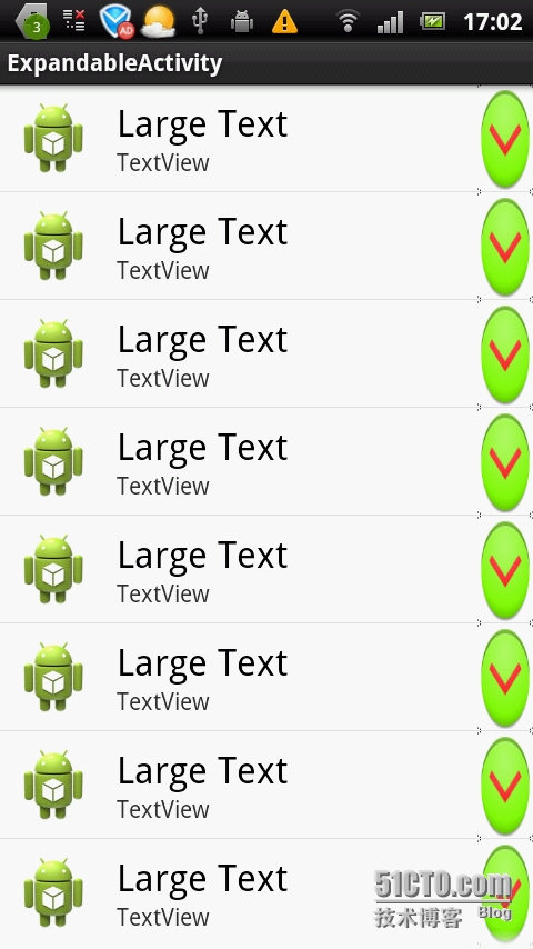 android expandablelistview横向,expandableListView 总结