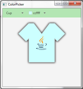 javaFX学习之颜色选择器(ColorPicker)