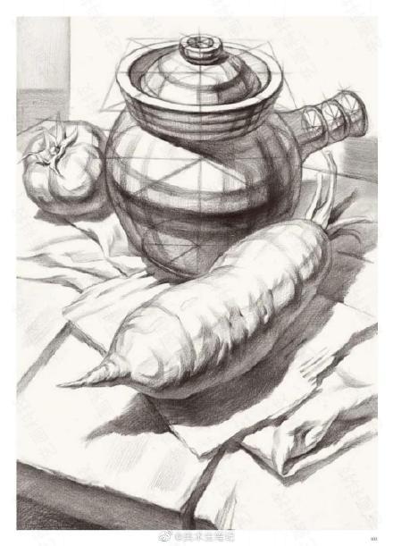 素描罐子不知道怎么画？美术集把绘画秘籍都整理好了！速领！