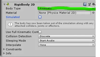 Unity 2D 汽车控制器 Kinematic Body