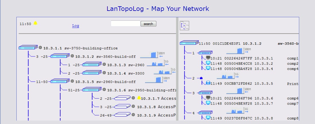 LanTopoLog 网络映射软件