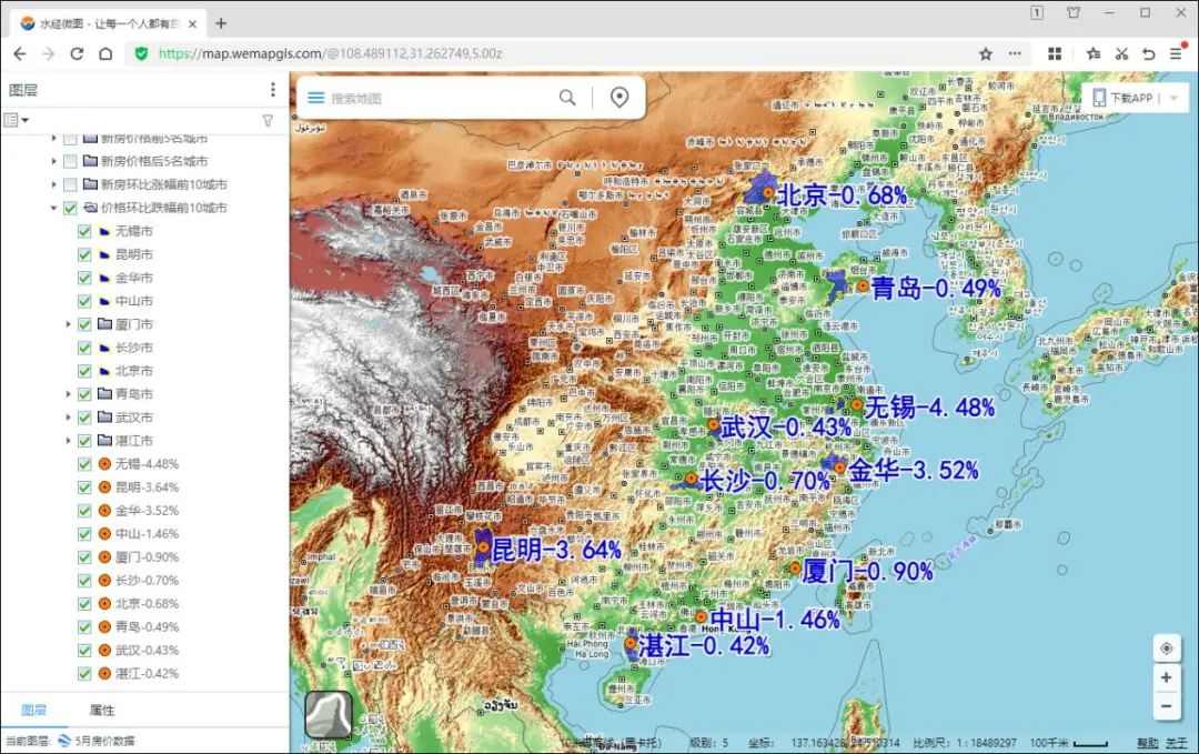 限购仅剩6地，透过房价地图看楼市行情！