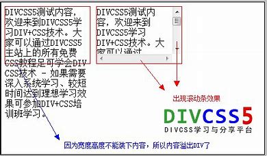 div如何添加滚动条？div如何添加滚动条？