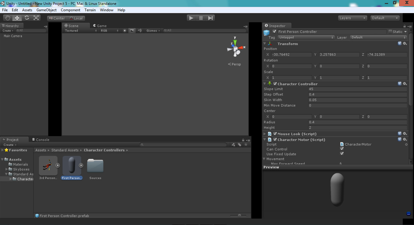 简单介绍快速开始使用unity引擎的步骤