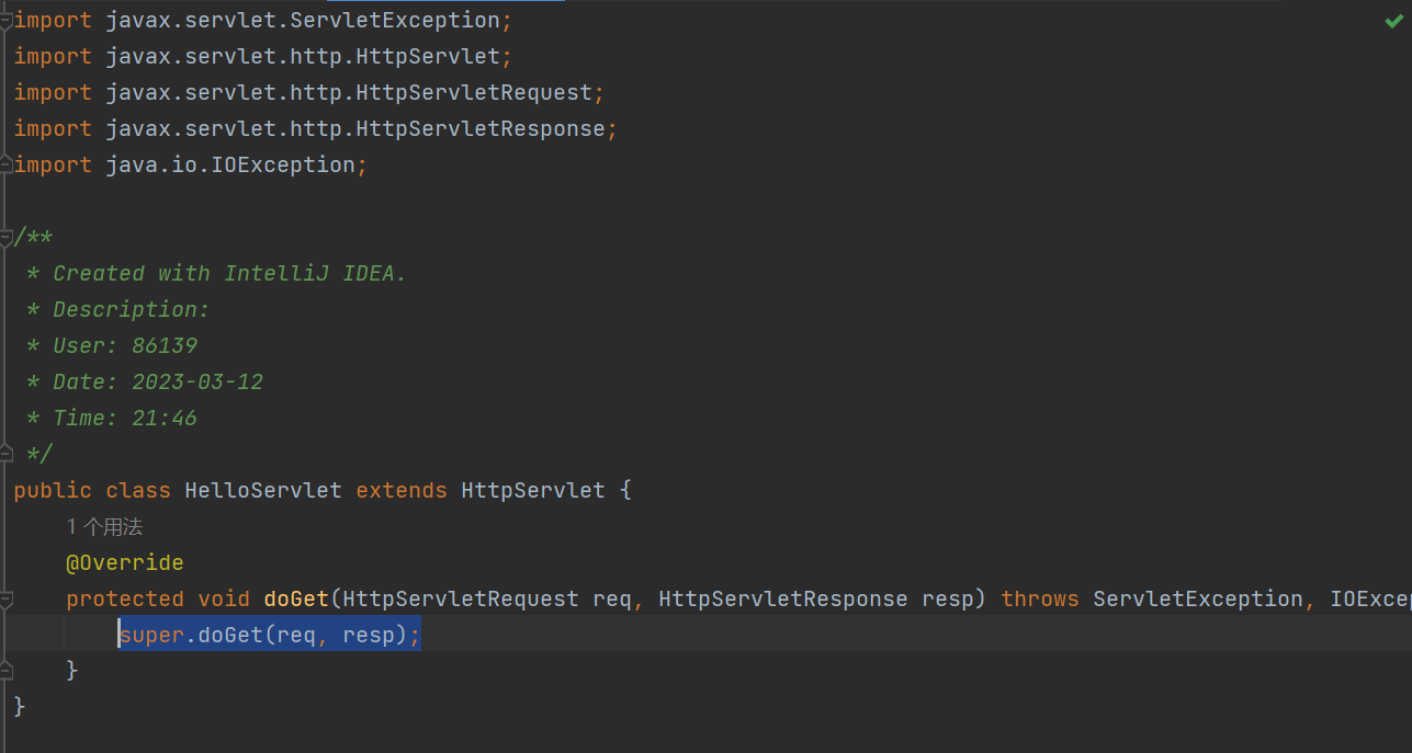 Tomcat+Servlet