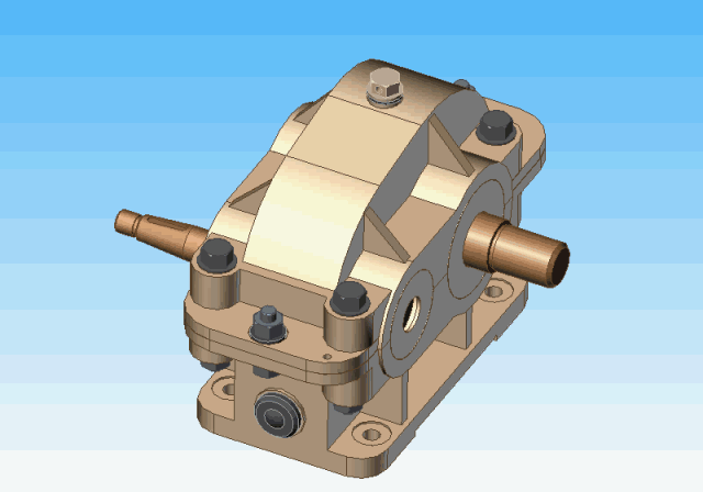 齿轮-蜗杆传动所组成的独立部件,常用作原动件与工作机之间的减速传动