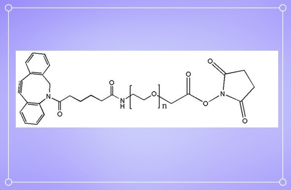 DBCO-PEG-NHS，二苯并环辛炔（DBCO）PEG-NHS衍生物，分子量MV 3.4K 5K