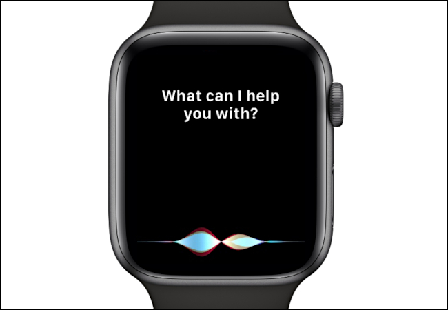 Siri asks, What can I help you with?