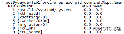 linux ps进程管理命令,Linux 进程管理命令之ps
