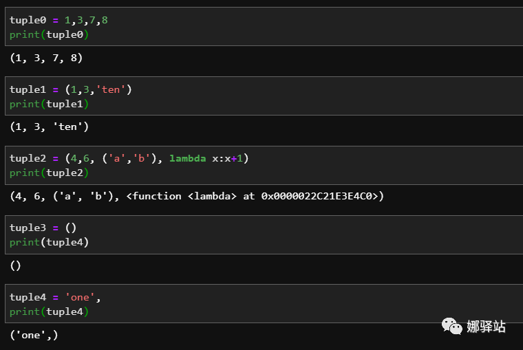 中tuple转为int_Python中tuple的十个特性 – 源码巴士
