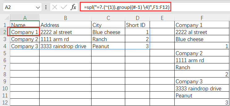 Excel 每 N 行拼成一行