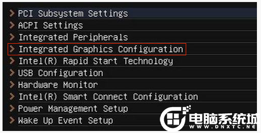 Integrated Graphics Configuration