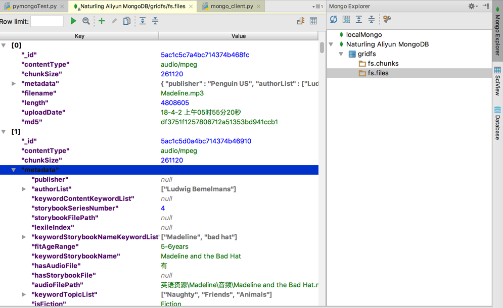 pycharm连接远程mysql_【已解决】用PyCharm的MongoDB插件连接远程MongoDB数据库