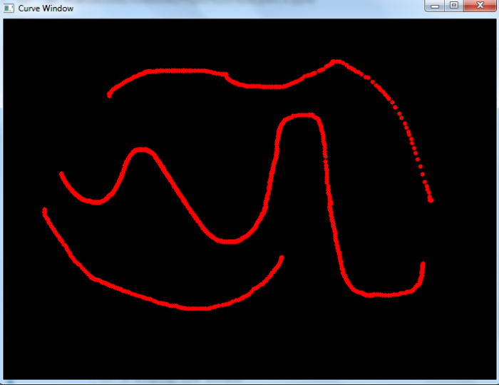 OpenCV Python 如何使用鼠标事件绘制曲线？