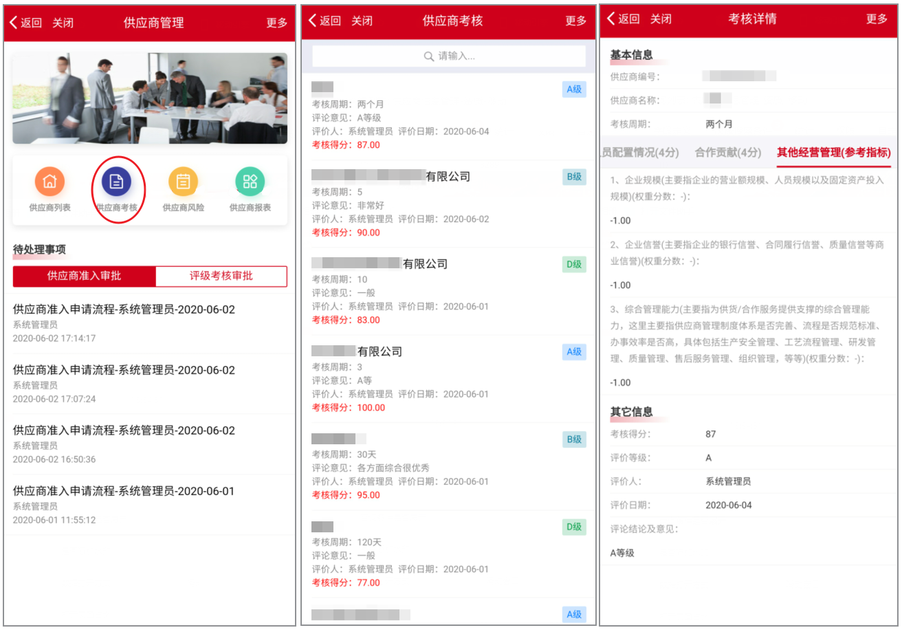 泛微OA供应商考核管理平台，构建清晰画像，精准筛选优质供应商