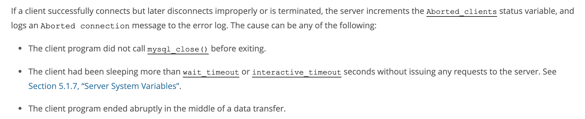 日志分析告警实现java_关于Aborted connection告警日志的分析