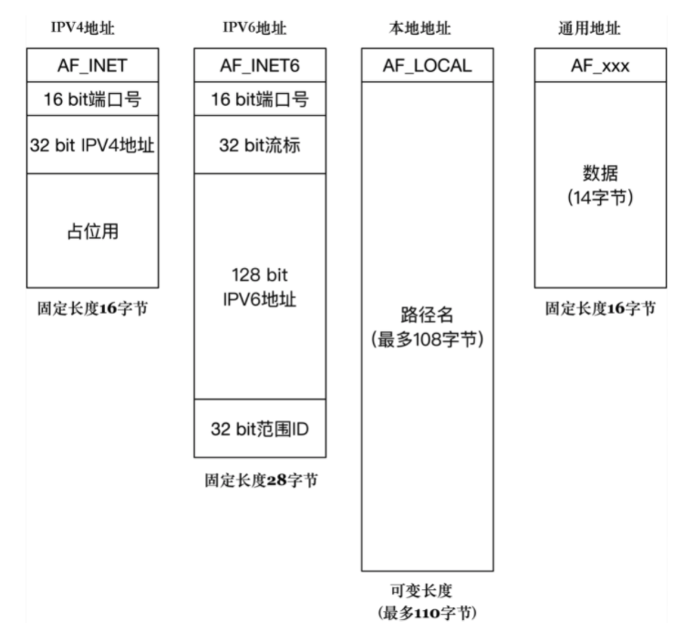 网络编程——socket定义和地址格式