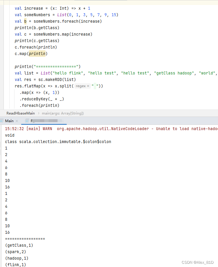 Scala 中的foreach和map、flatMap方法比较