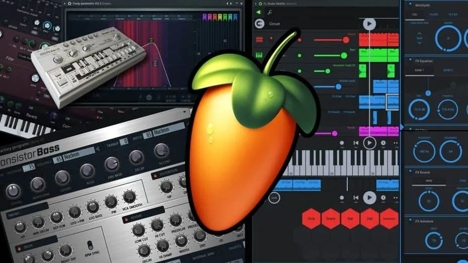 fl studio 同时提供手机移动端,支持各类外设键盘fl中文官网:我们继续