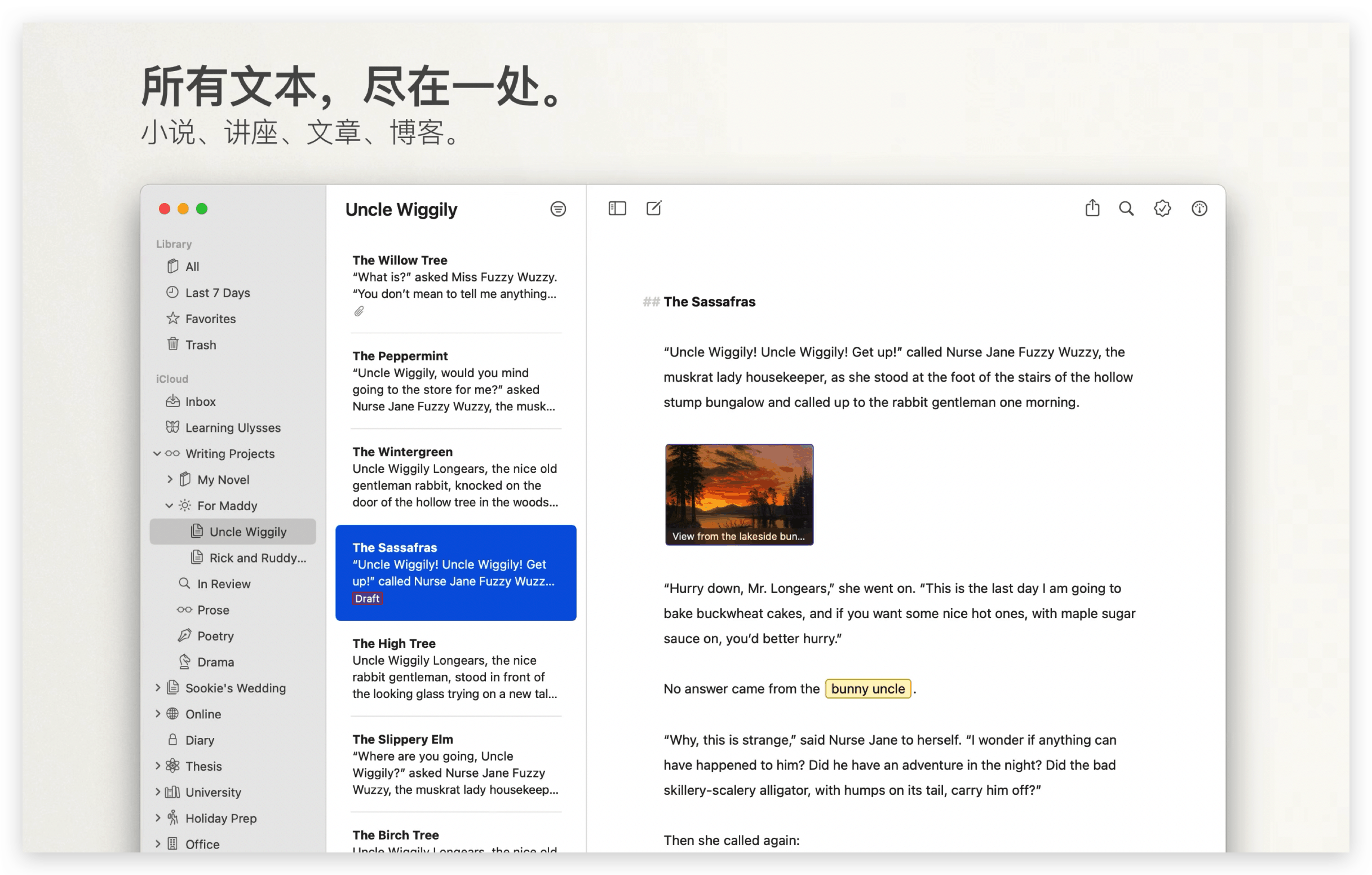 Ulysses for macOS v33.1 写作应用 兼容 M1/M2