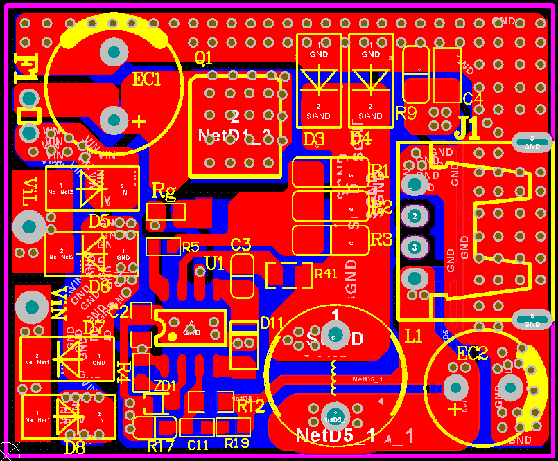 【新方案】AP8854DC-DC降压型电源管理IC 12-80V 7V2.5A 电动车暖手套 方案