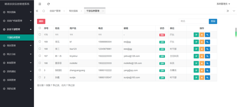 毕设源码-springBoot精准扶贫管理系统