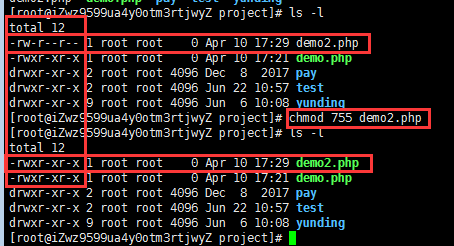 linux文件赋予755权限,Linux文件和目录的777、755、644权限解释