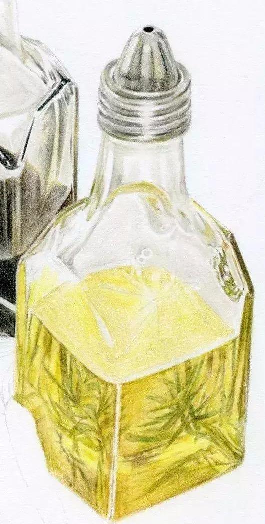 玻璃质感彩铅教程玻璃的质感很容易画哦