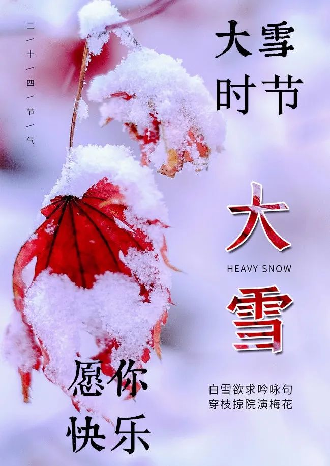 祝大雪节气安康