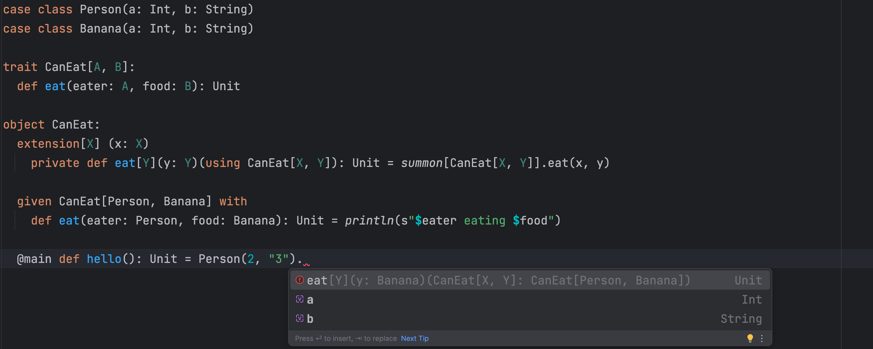 Scala 3 のコード編集の改善