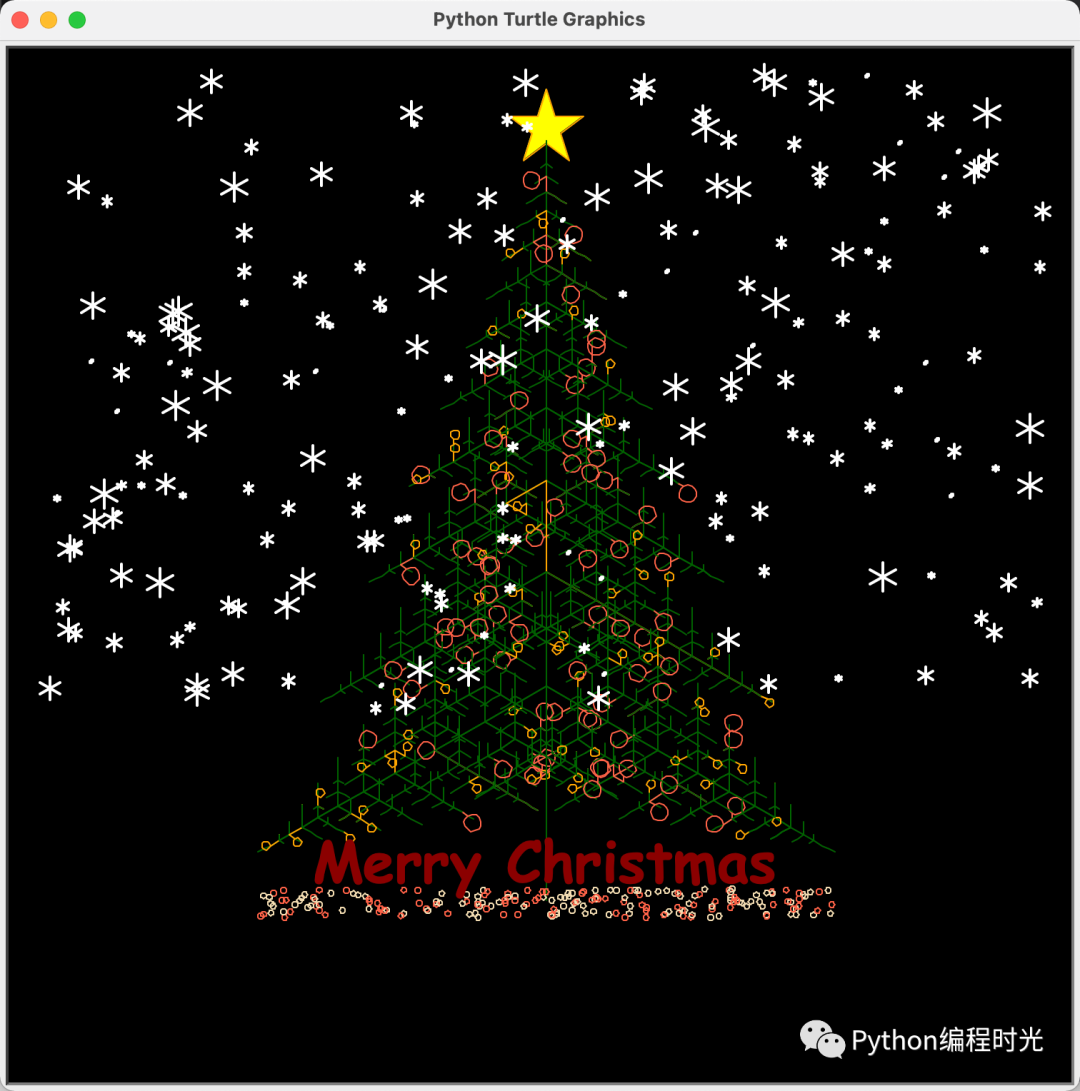 用 python 画圣诞树的 n 种玩法