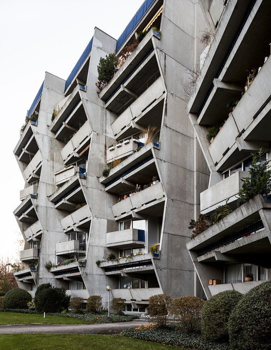 Edificios Orpheus & Eurydike, Jürgen Freiherr von Gagern, Peter Ludwig y Udo von der Mühlen (1971-1973, Munich, Alemania). Image © Stefano Perego