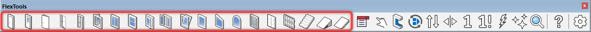 FlexTools for SketchUp - Toolbar_DCs