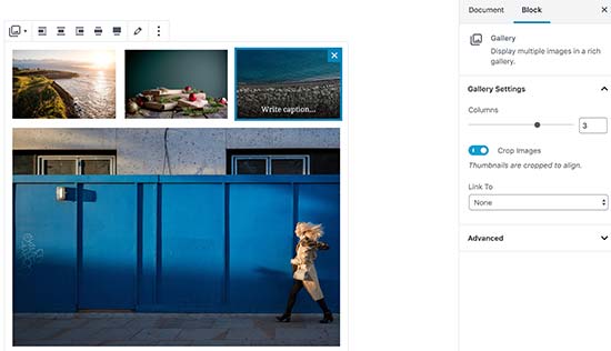 Adding image gallery in new WordPress editor