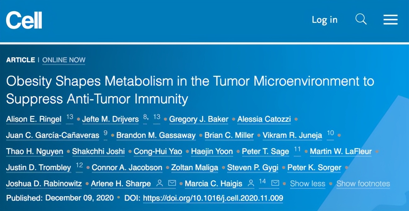 Why do we want to lose weight?  Scientists confirm that obesity may lead to cancer cell tumor growth