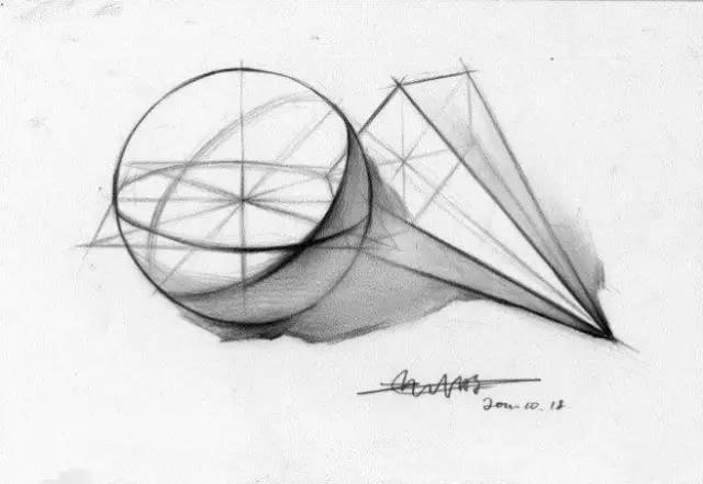 正方体最快最简单画入门级美术基础教程几何石膏该怎