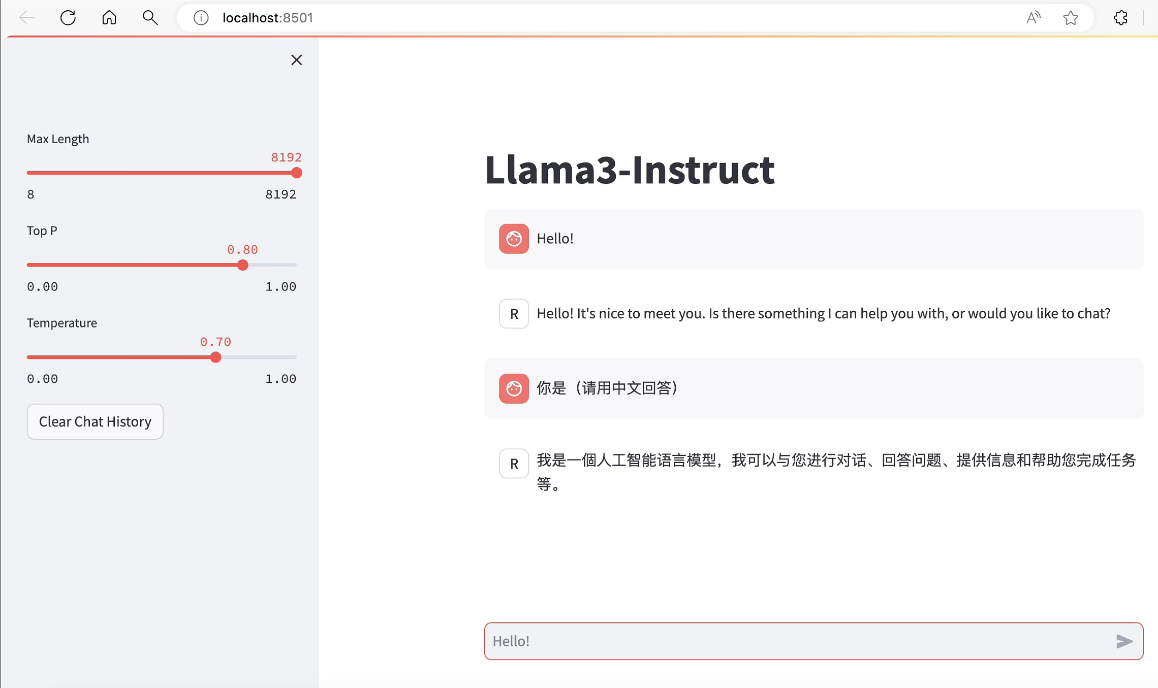 Llama3-Tutorial之Llama3本地Web Demo部署