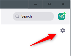 Settings Icon in Zoom