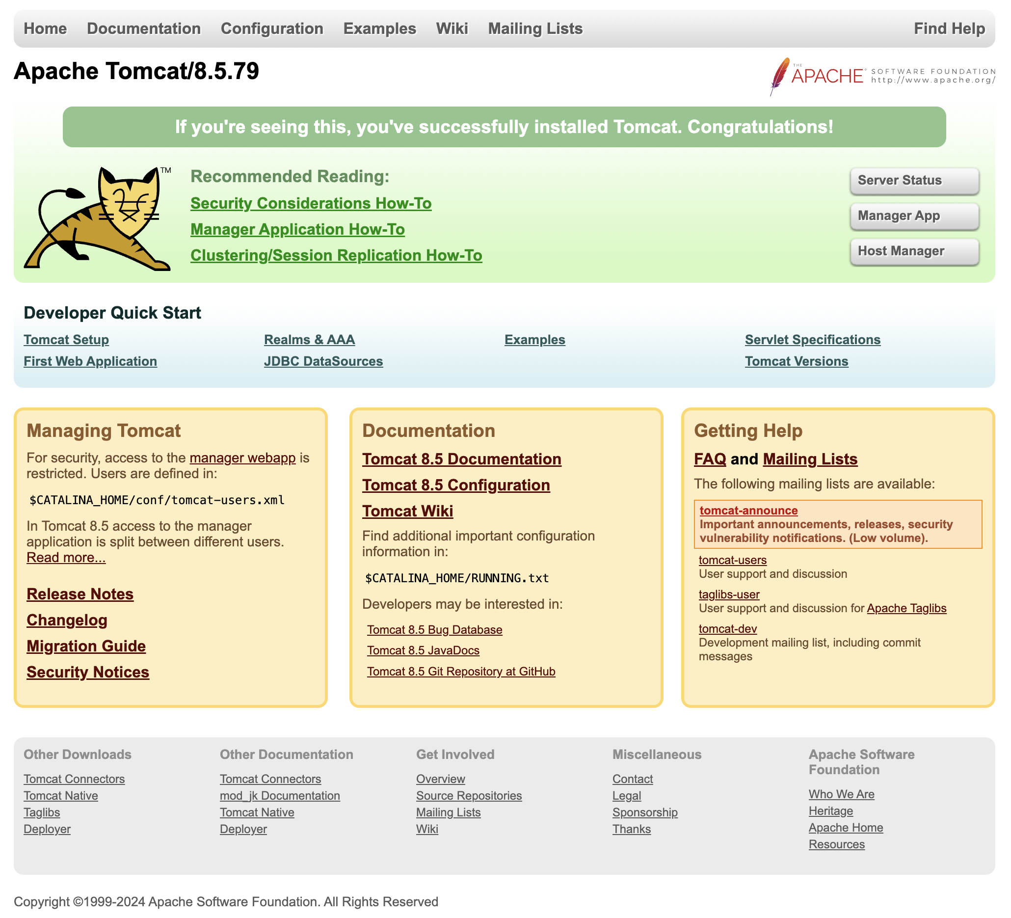 【快捷部署】007_Tomcat（8.5.79）