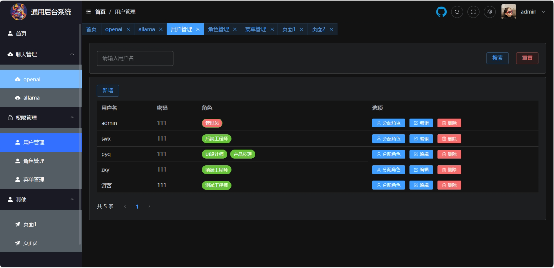 Vue3后台管理系统推荐