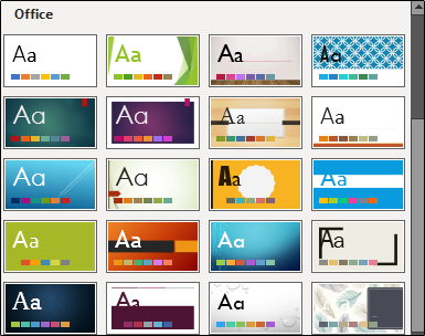Office theme library