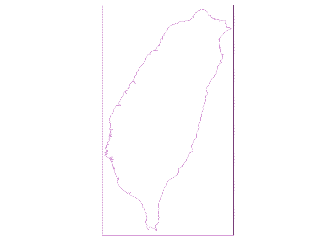 中国官方发布的数据中并不包含台湾,但地图需要有台湾的轮廓线,所以