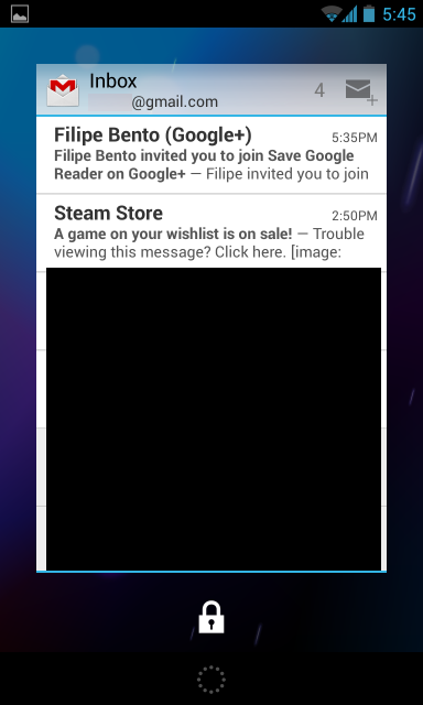 android-gmail-lock-screen-widget