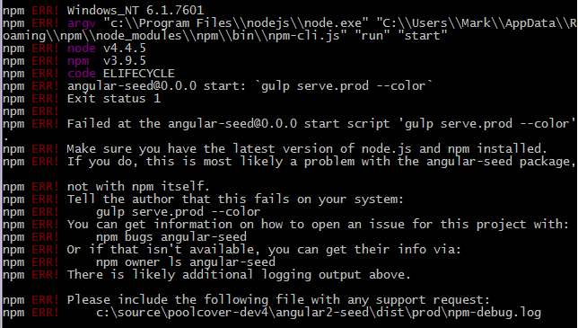 issue when building to prod for live release
