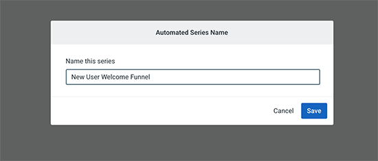 Welcome email funnel name Welcome email funnel name