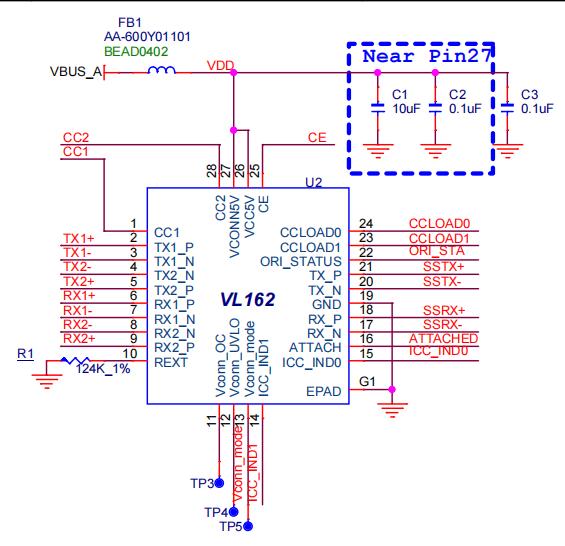 VIA 威盛VL162新款switch数据切换芯片。方案设计