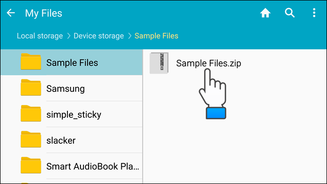 18_touching_zip_file_samsung
