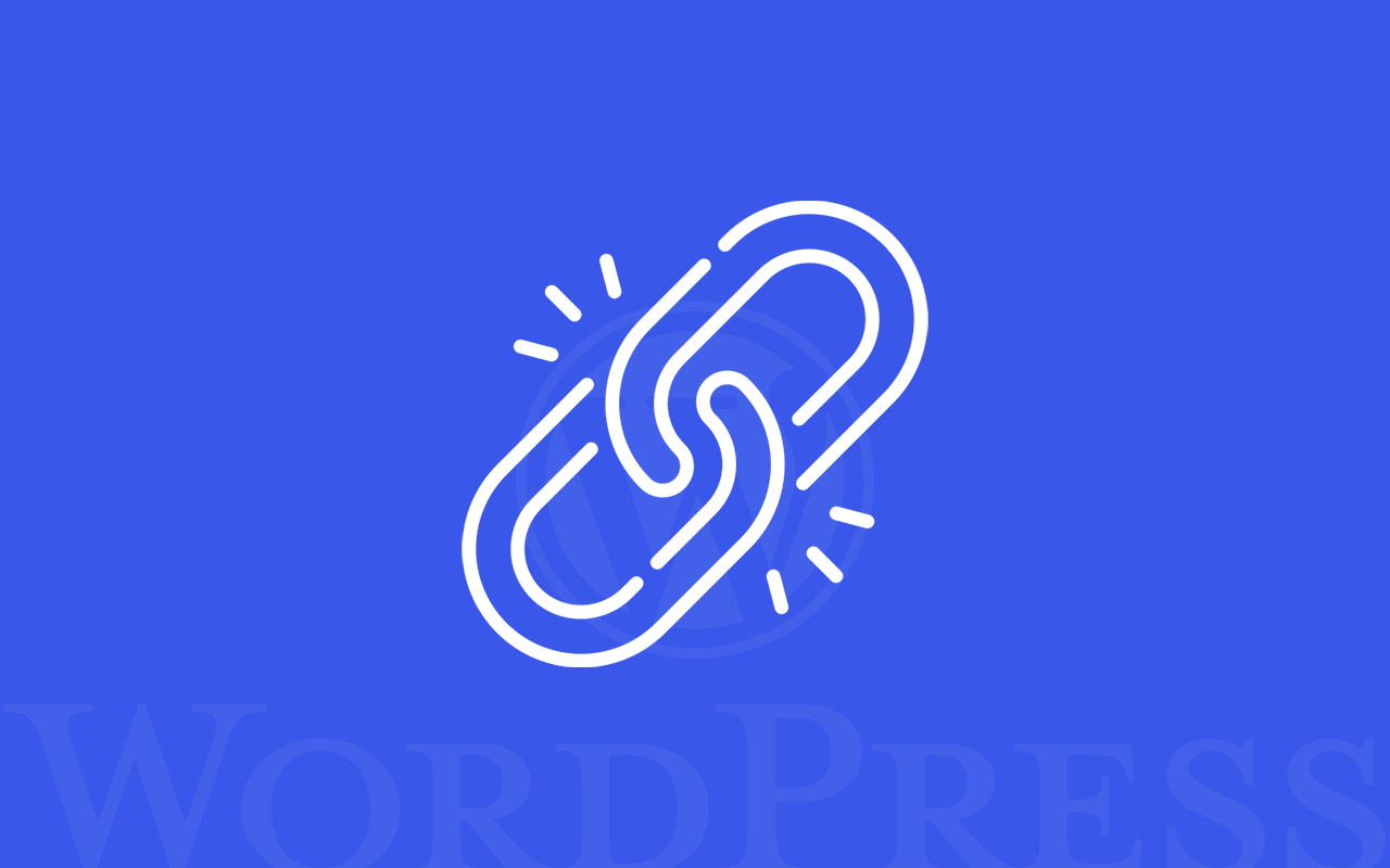WordPress links