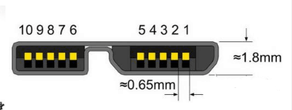 usb3.0接口接线图 公头图片