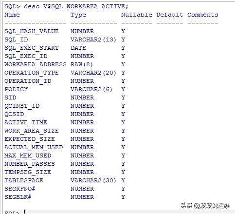 oracle查詢，查看sql_一鍵查看Oracle數據庫當前SQL_WORKAREA_ACTIVE的相關操作